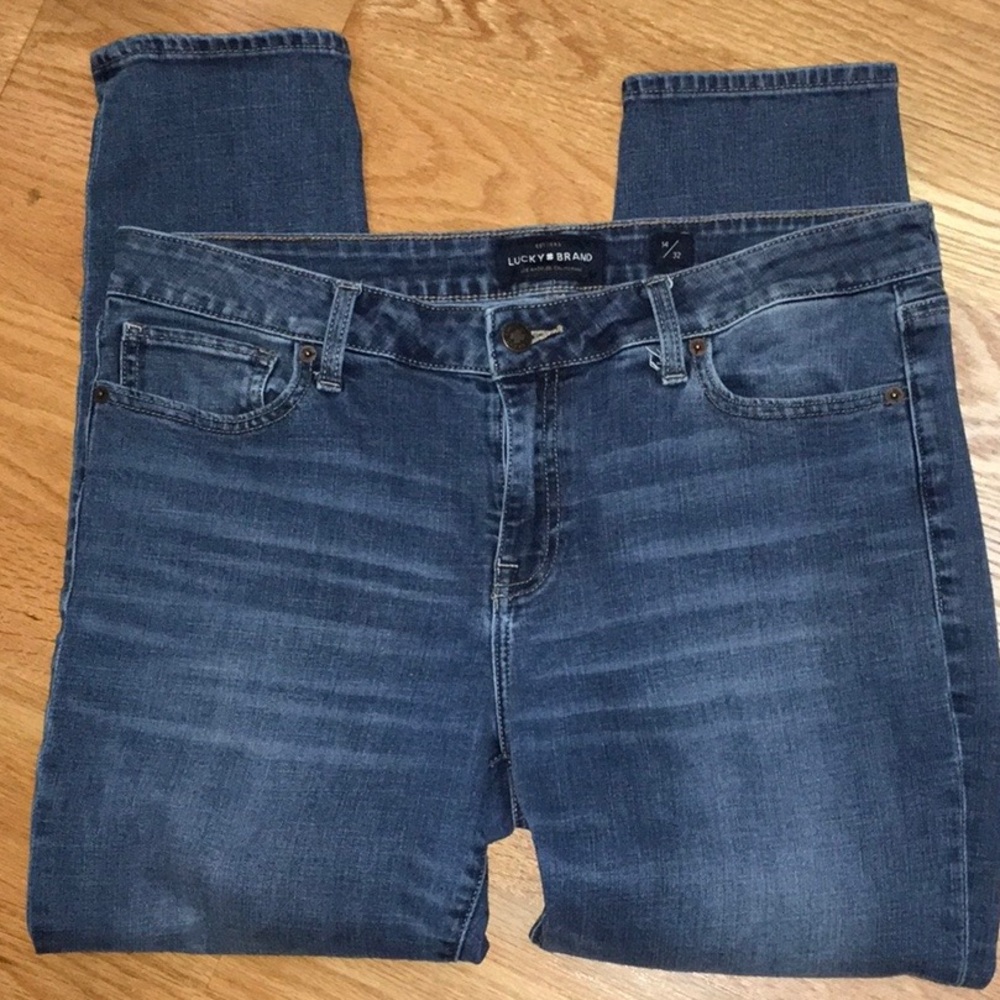 Lucky Brand Women's Blue Ankle & Cropped Jeans